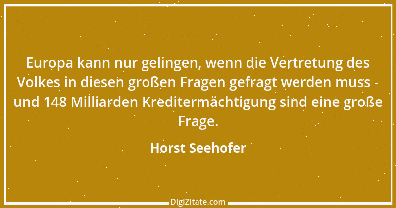 Zitat von Horst Seehofer 22