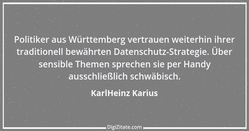 Zitat von KarlHeinz Karius 177