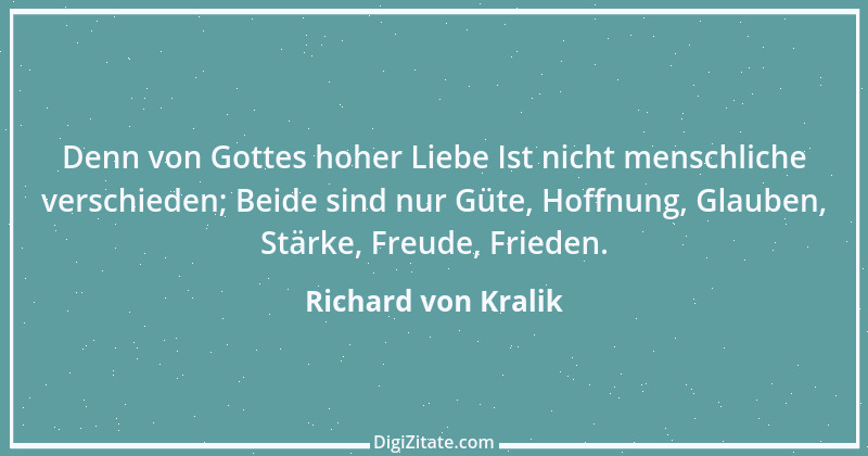 Zitat von Richard von Kralik 1