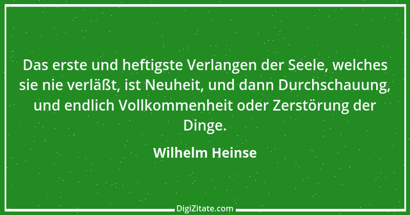 Zitat von Wilhelm Heinse 67