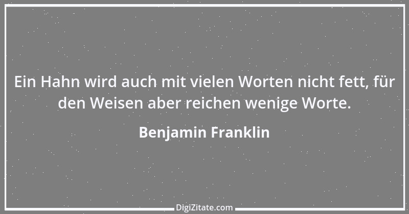 Zitat von Benjamin Franklin 109