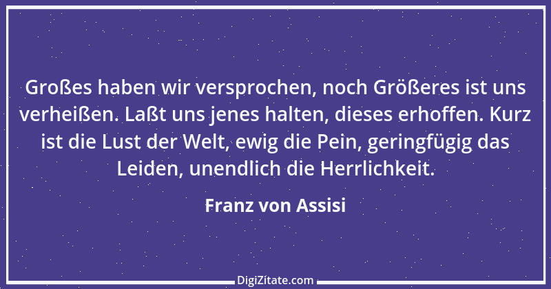 Zitat von Franz von Assisi 20