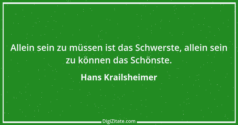 Zitat von Hans Krailsheimer 3