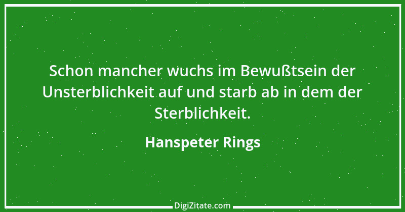 Zitat von Hanspeter Rings 144