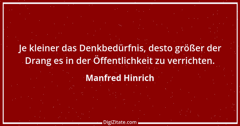 Zitat von Manfred Hinrich 2427