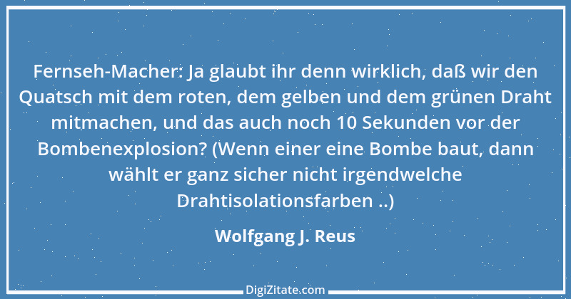 Zitat von Wolfgang J. Reus 1093