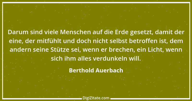 Zitat von Berthold Auerbach 99