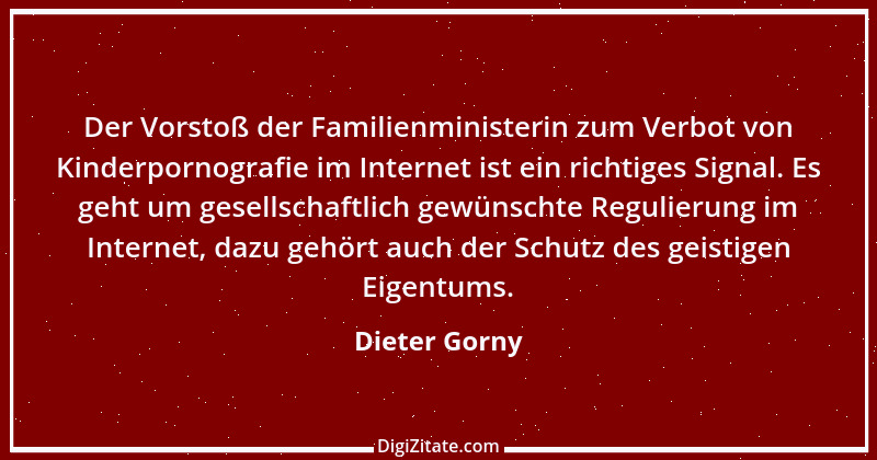 Zitat von Dieter Gorny 1