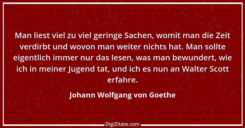 Zitat von Johann Wolfgang von Goethe 254