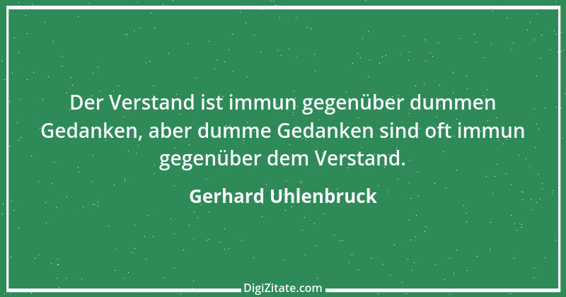 Zitat von Gerhard Uhlenbruck 75