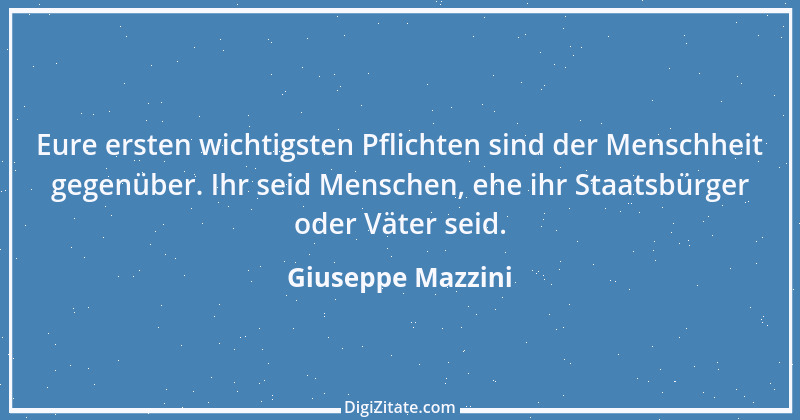 Zitat von Giuseppe Mazzini 5