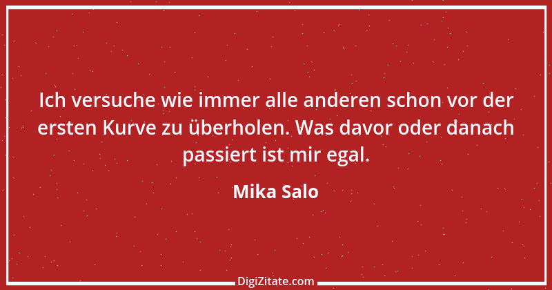 Zitat von Mika Salo 3