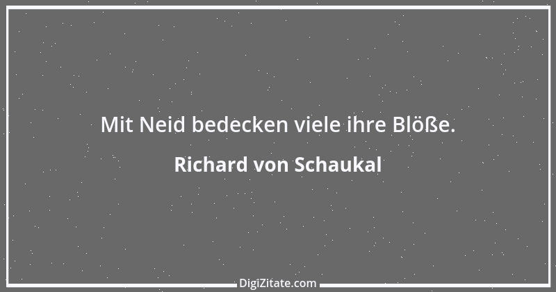 Zitat von Richard von Schaukal 2