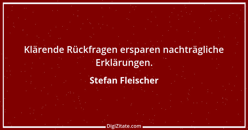 Zitat von Stefan Fleischer 209