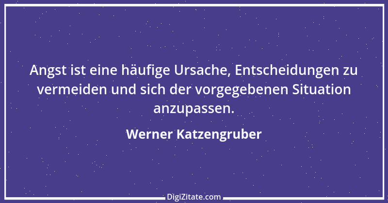 Zitat von Werner Katzengruber 2