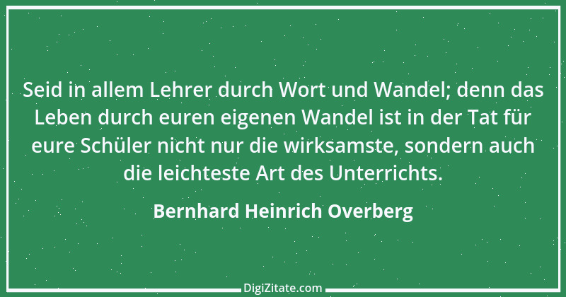 Zitat von Bernhard Heinrich Overberg 2