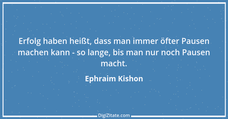 Zitat von Ephraim Kishon 3