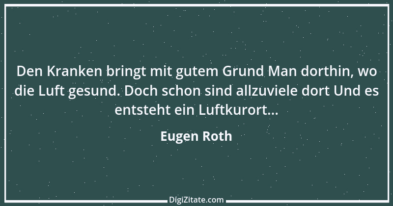 Zitat von Eugen Roth 3