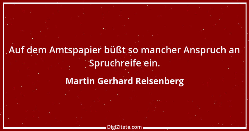 Zitat von Martin Gerhard Reisenberg 2094