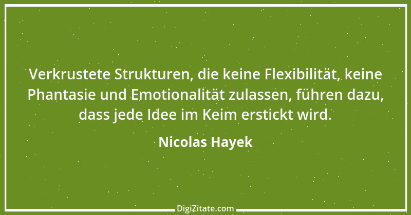 Zitat von Nicolas Hayek 3