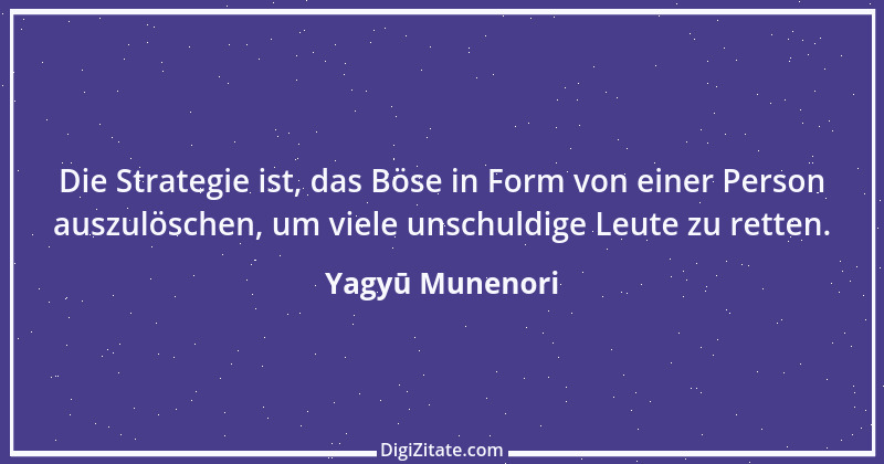 Zitat von Yagyū Munenori 5