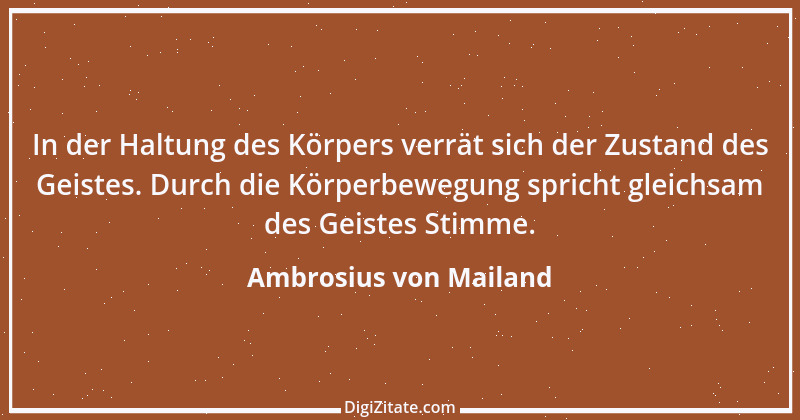 Zitat von Ambrosius von Mailand 34