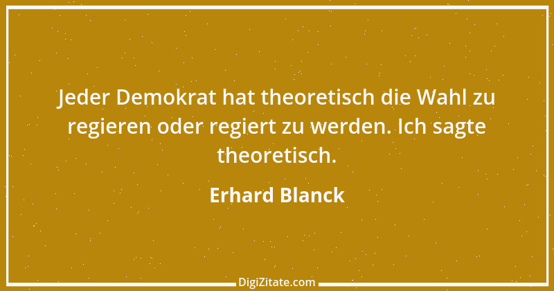 Zitat von Erhard Blanck 1812