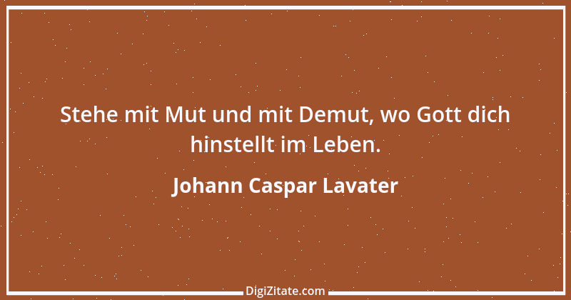 Zitat von Johann Caspar Lavater 227