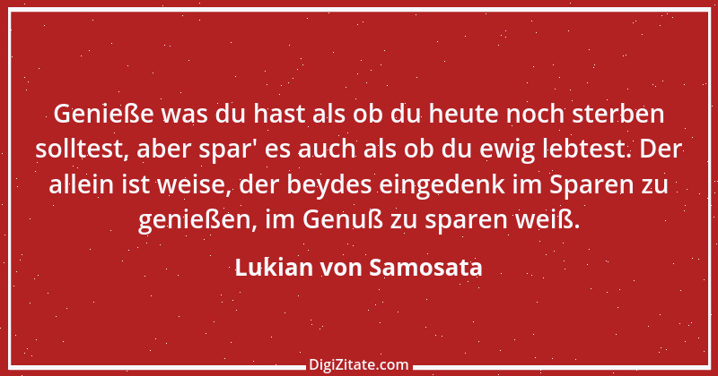 Zitat von Lukian von Samosata 4