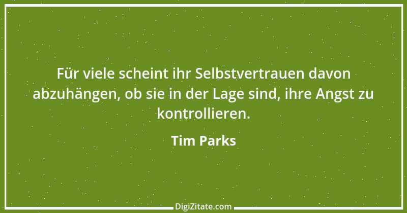 Zitat von Tim Parks 1