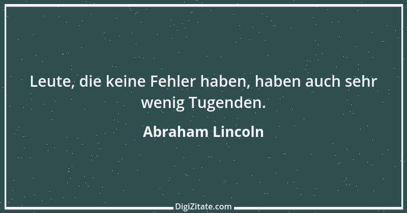 Zitat von Abraham Lincoln 112