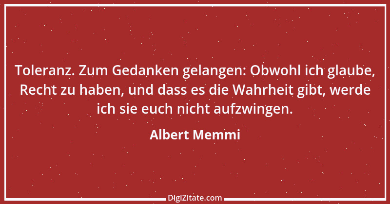 Zitat von Albert Memmi 2