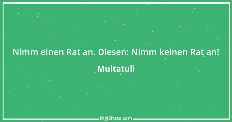 Zitat von Multatuli 45