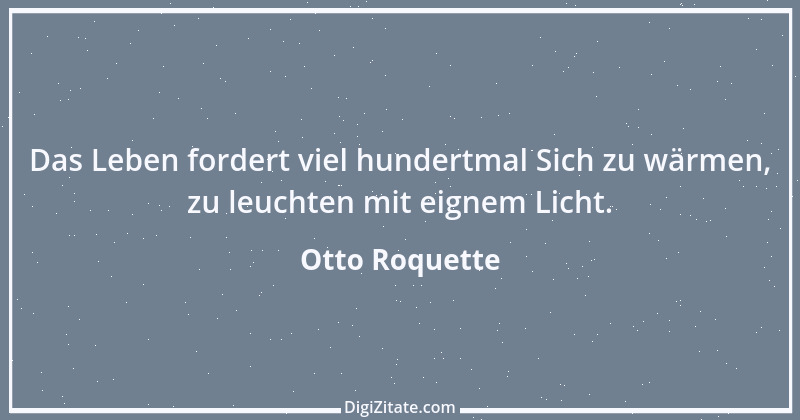 Zitat von Otto Roquette 15