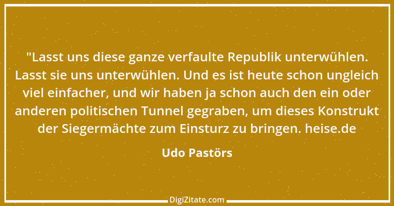 Zitat von Udo Pastörs 3