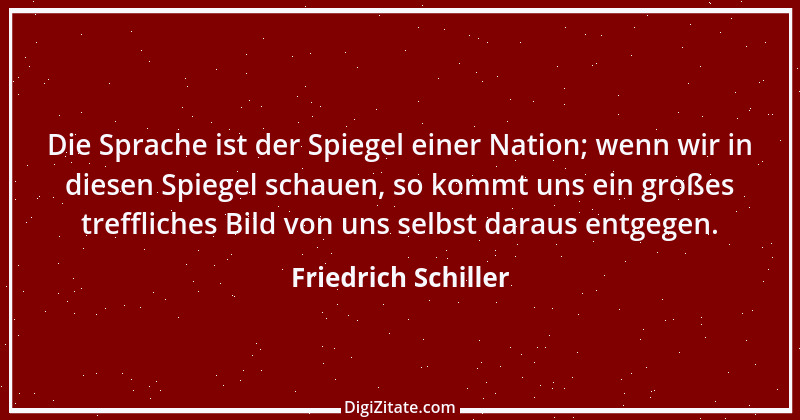 Zitat von Friedrich Schiller 1777