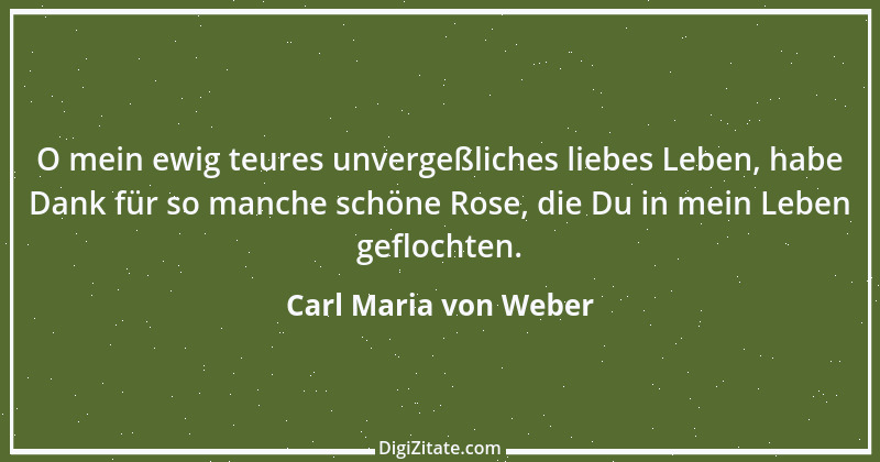 Zitat von Carl Maria von Weber 14