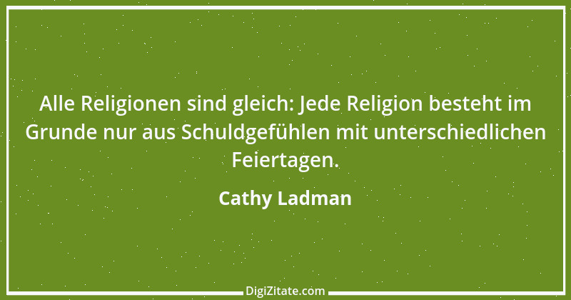 Zitat von Cathy Ladman 1