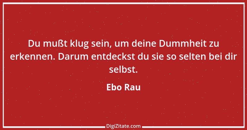 Zitat von Ebo Rau 14