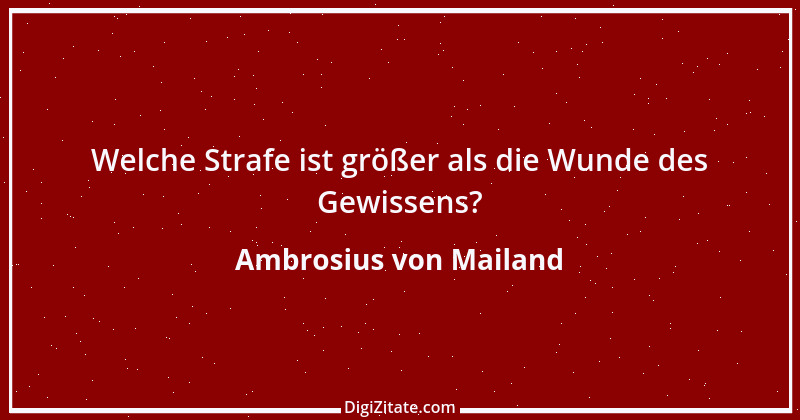 Zitat von Ambrosius von Mailand 39