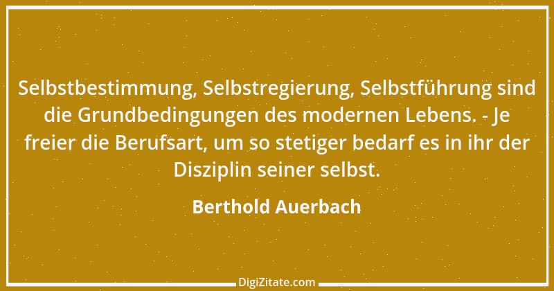 Zitat von Berthold Auerbach 107