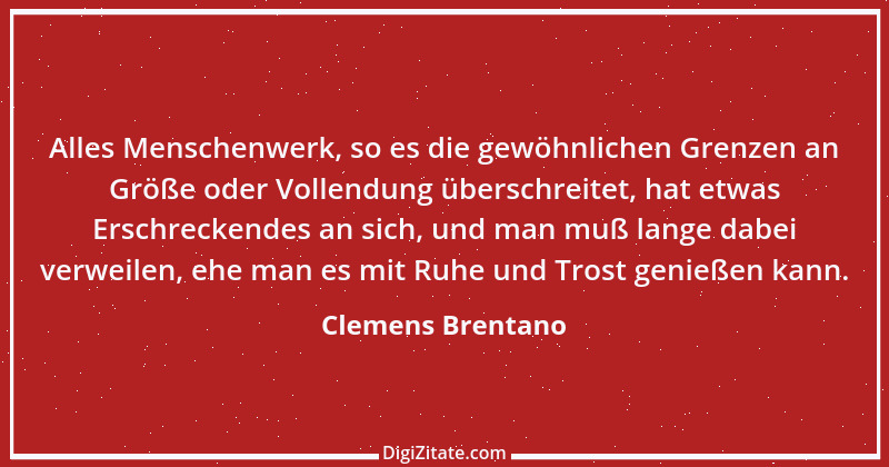 Zitat von Clemens Brentano 27