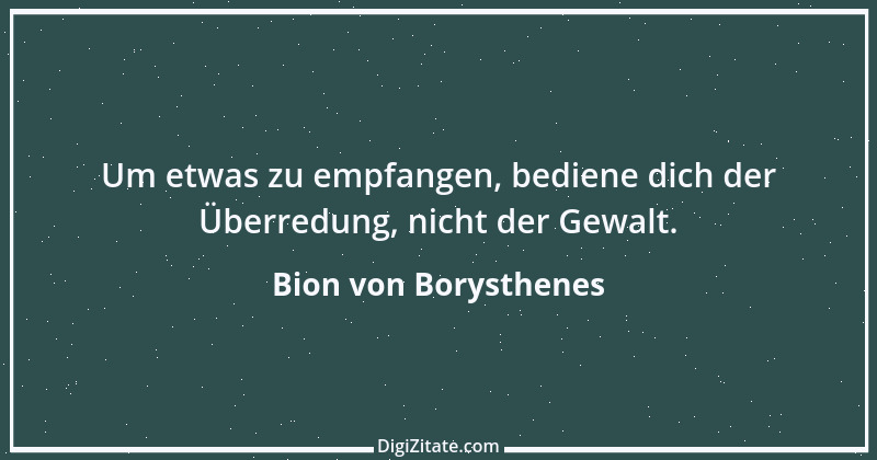 Zitat von Bion von Borysthenes 2