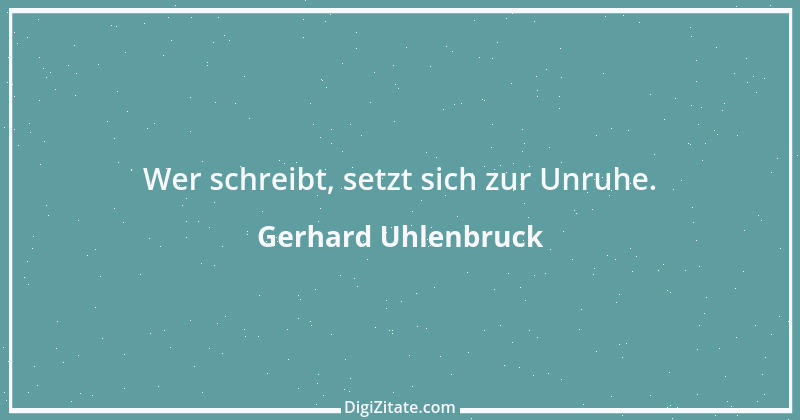 Zitat von Gerhard Uhlenbruck 83