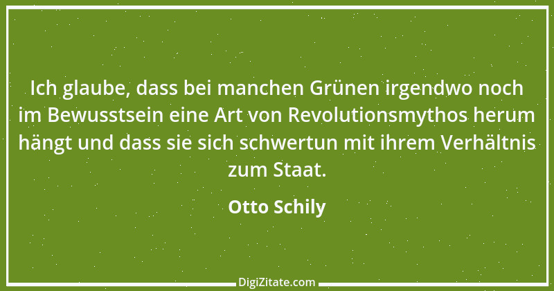 Zitat von Otto Schily 1