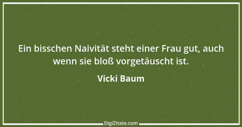 Zitat von Vicki Baum 3