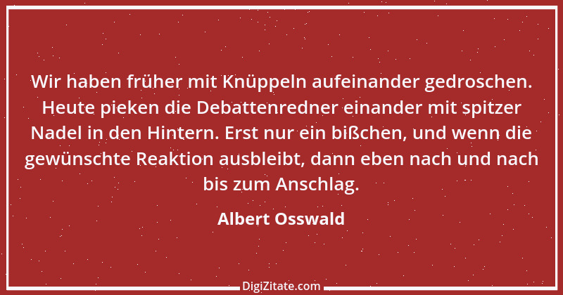 Zitat von Albert Osswald 1