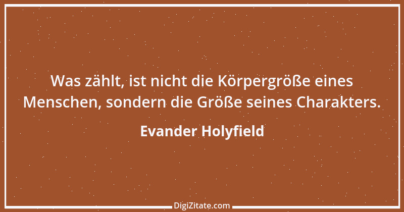 Zitat von Evander Holyfield 1