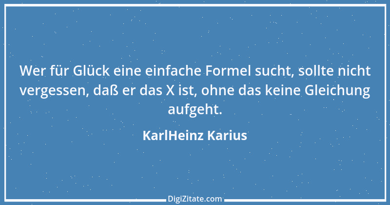 Zitat von KarlHeinz Karius 189