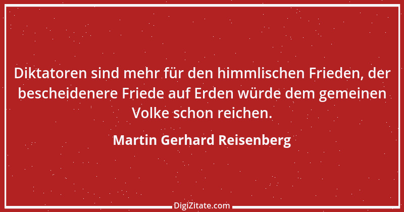 Zitat von Martin Gerhard Reisenberg 2579